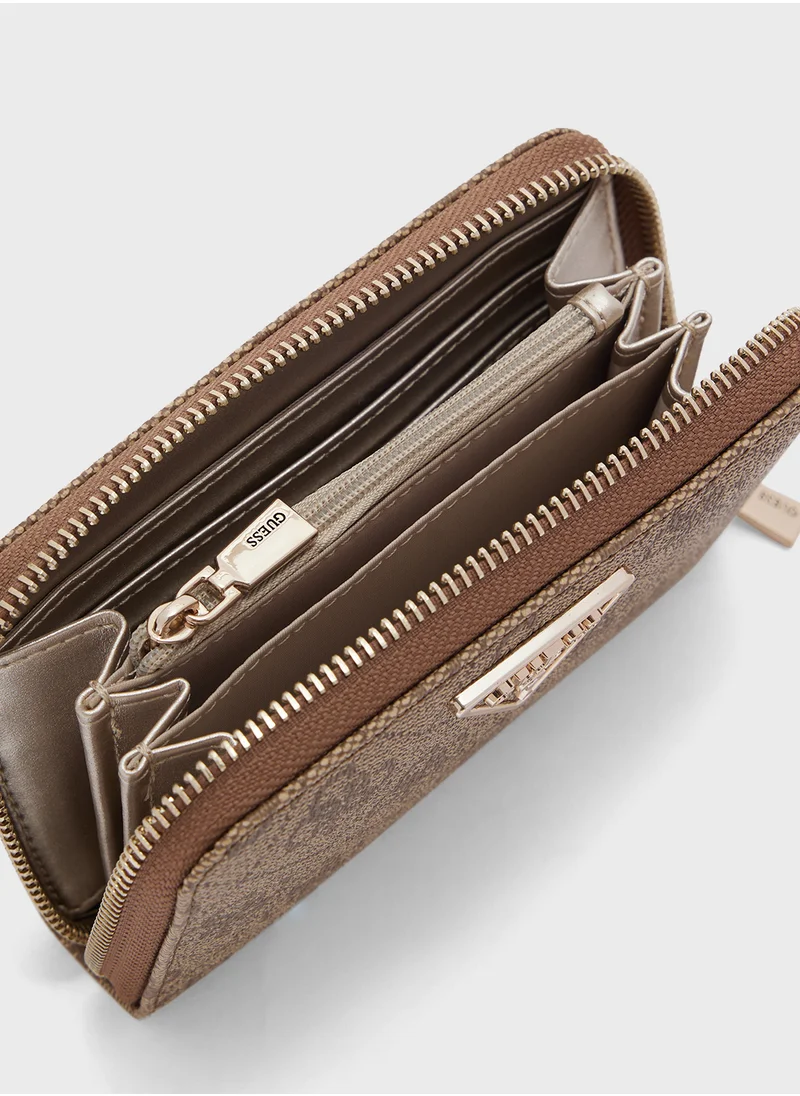 GUESS Laurel Medium Zip Around Wallet