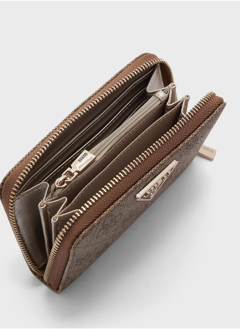 GUESS Laurel Medium Zip Around Wallet
