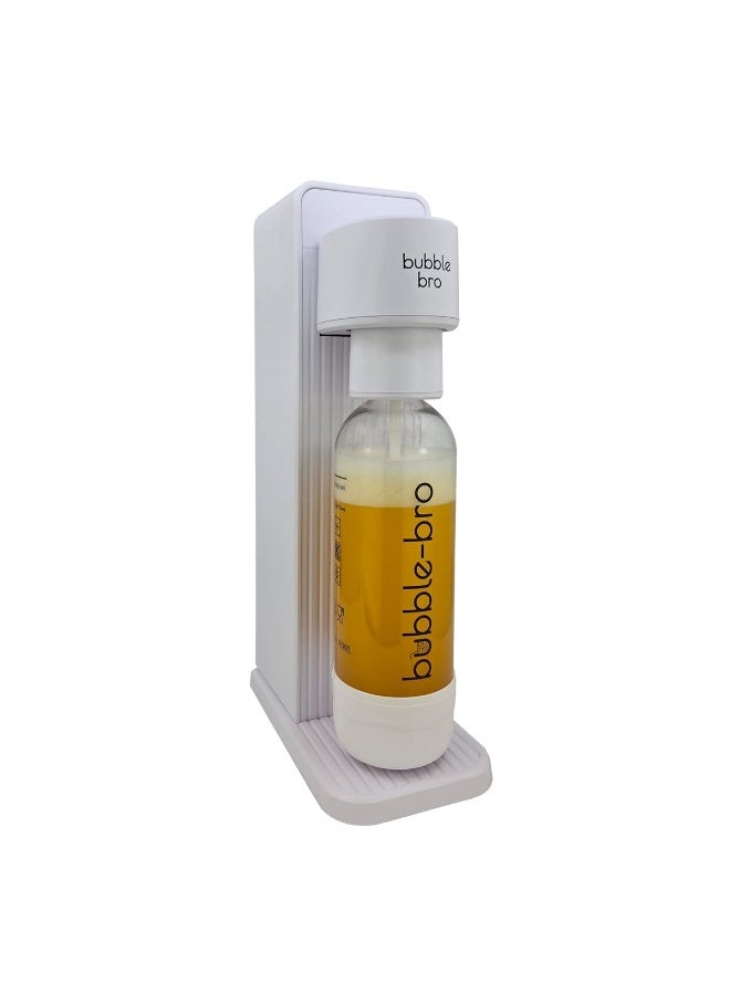 bubble-bro Versa Soda Maker Starter Kit - with 60L CO2 Cylinder  - carbonate any drink (White) - Image 3