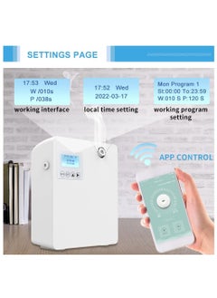 Arabest Smart Scent Air Machine with Nebulizing,Professional Waterless Essential Oil Diffuser 300ML,Aroma Diffuser,Air Purifier,Scent Diffuser Essential Oils for Room,Office,Spa(White)  - Image 2