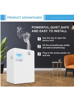 Arabest Smart Scent Air Machine with Nebulizing,Professional Waterless Essential Oil Diffuser 300ML,Aroma Diffuser,Air Purifier,Scent Diffuser Essential Oils for Room,Office,Spa(White)  - Image 4