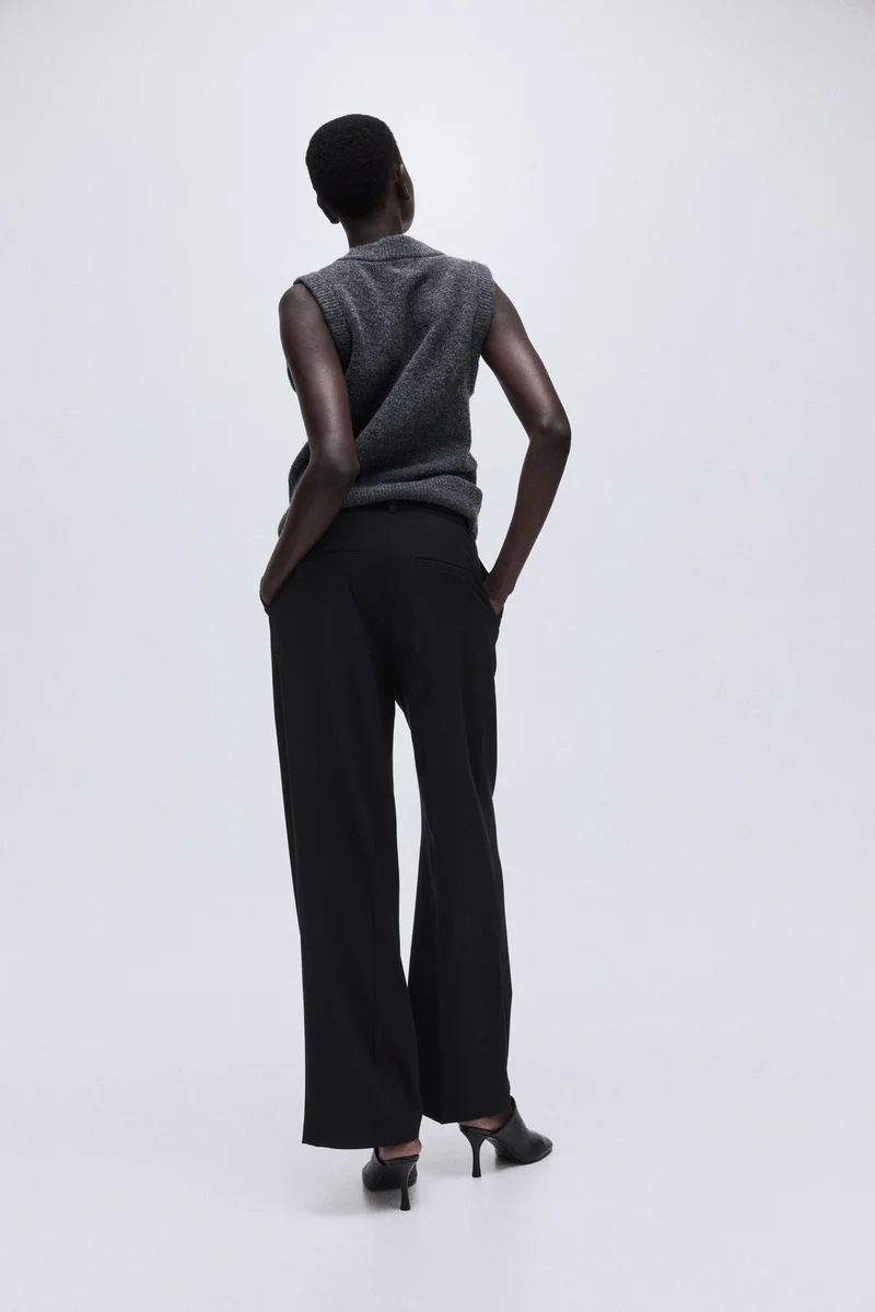 H&M Wide tailored trousers