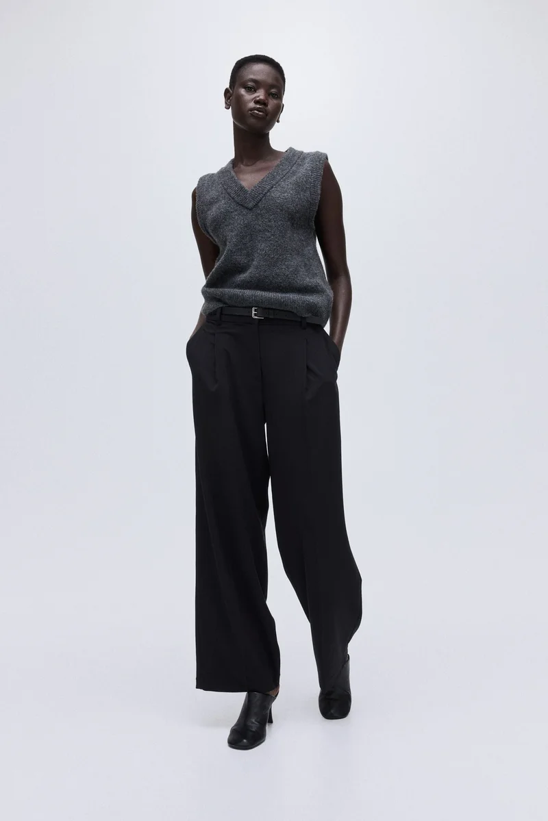 H&M Wide tailored trousers