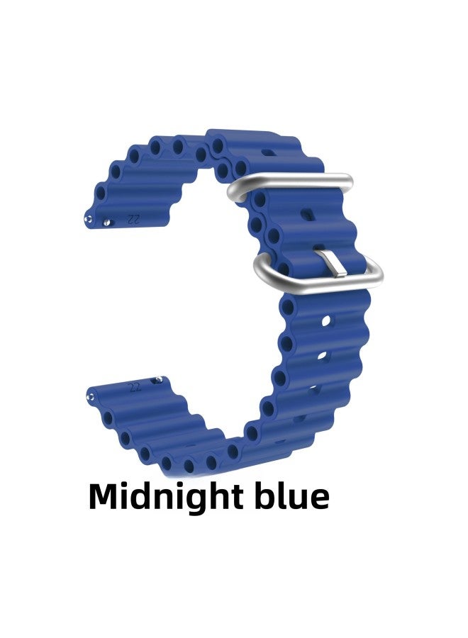 Suitable For Huawei GT/GT2/GT3 Apple Ocean Strap Silicone Luminous Strap 12/16/18/20/22 Millio 