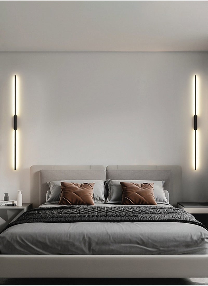 LOOPITYS （Tricolour light-60CM）Modern wall lights Home appliances Nordic style long lumen home decoration Bedroom dining room TV wall lighting fixtures，wall lamp  - Image 4