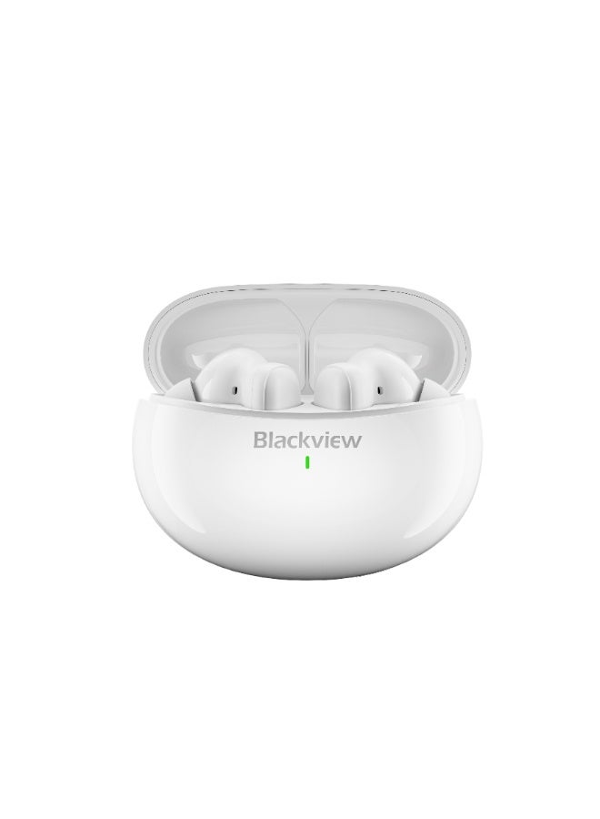 Blackview Blackview AirBuds 30 IPX7 Waterproof Bluetooth 5.4 In-ear TWS Earbuds  Ceramic White  - Image 1