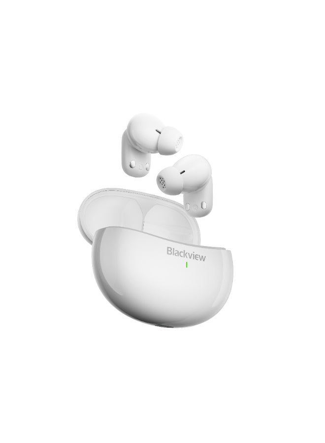 Blackview Blackview AirBuds 30 IPX7 Waterproof Bluetooth 5.4 In-ear TWS Earbuds  Ceramic White  - Image 3