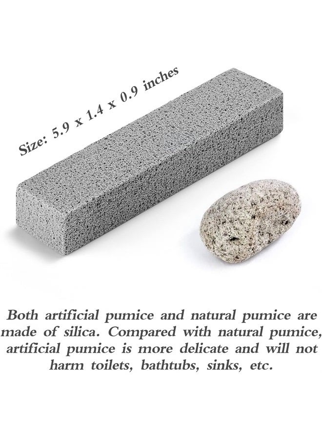 Lenicany 12Pack Pumice Stone for Toilet Cleaning Bowl Stick,Powerfully Cleans Hard Water Rings, Calcium Buildup & Stains, Suitable for Cleaning Toilet, Bathtubs, Kitchen Sink, Grill - Image 4