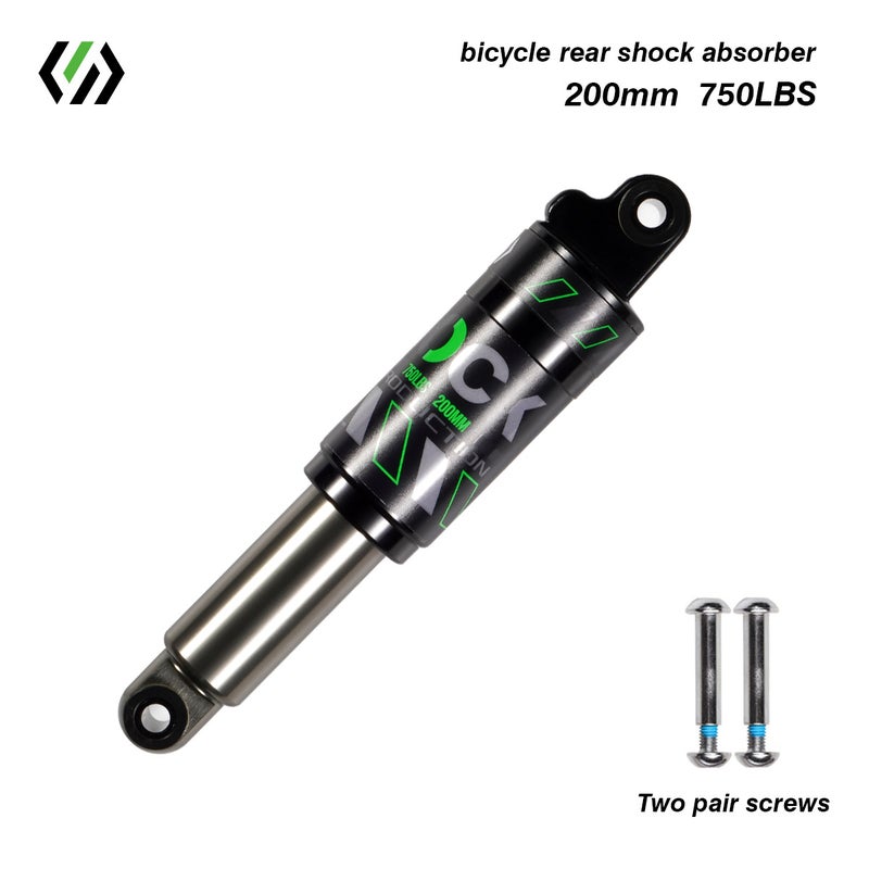 Chooee Bicycle Oil Spring Rear Liner Mountain Bike Aluminum Alloy Shock Absorber Folding Electric Car Oil Pressure Shock Absorber - Image 1