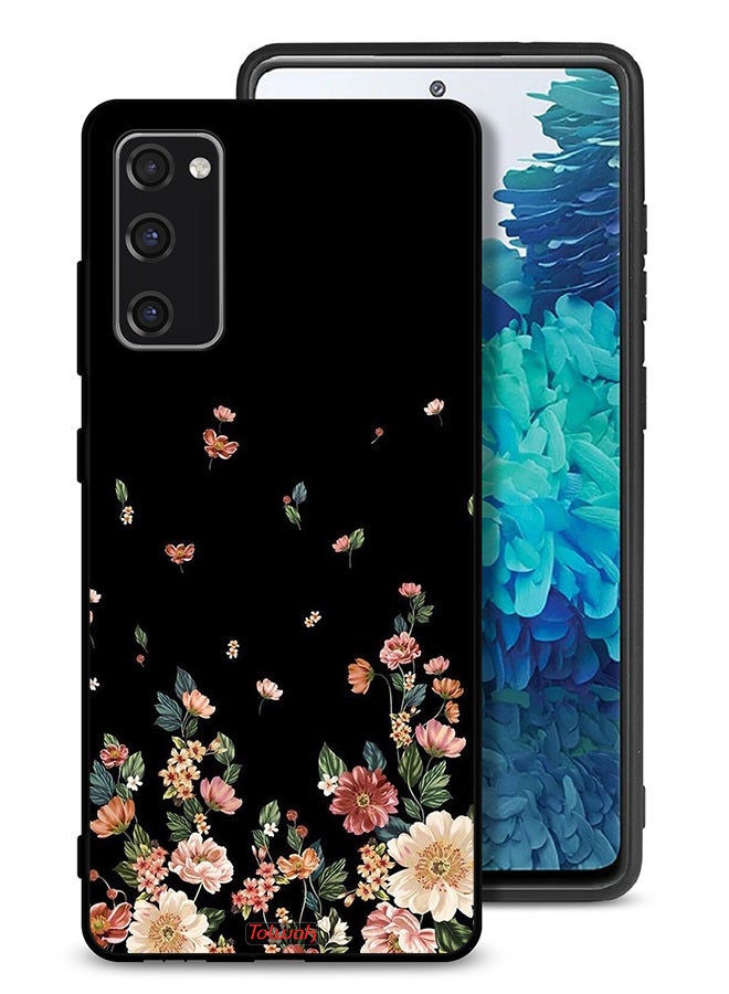 Tolwak غطاء واقي لهاتف سامسونج جالاكسي S20 FE 4G مزخرف بزهور صغيرة في الأسفل - Image 1