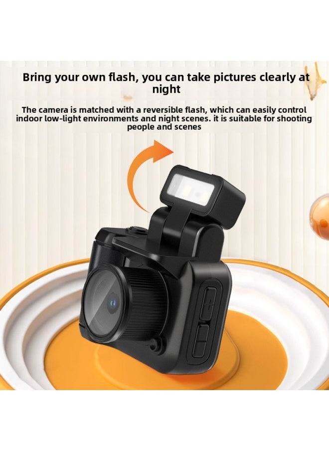 Generic Digital Camera Student Campus Portable Small Portable Retro Filter Photo Video-Body Color:8g Tf Memory Card  - Image 5