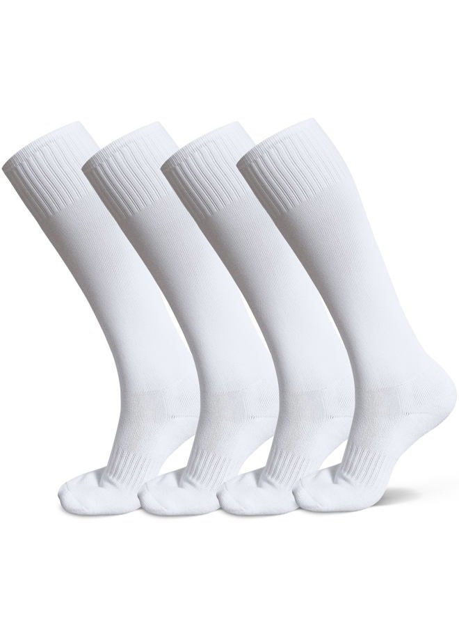 Raigoo Soccer Sock For Kids(4-11 Years Old), Sport Cushion Team Kneel High Socks For Youth Boys & Girls - Image 1