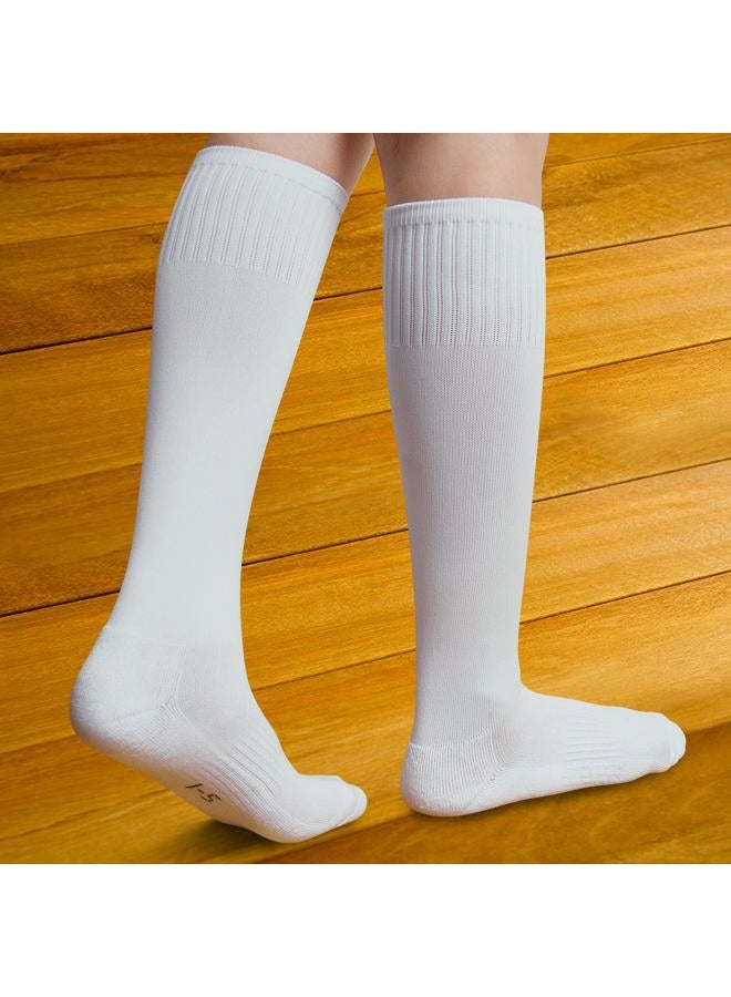 Raigoo Soccer Sock For Kids(4-11 Years Old), Sport Cushion Team Kneel High Socks For Youth Boys & Girls - Image 2