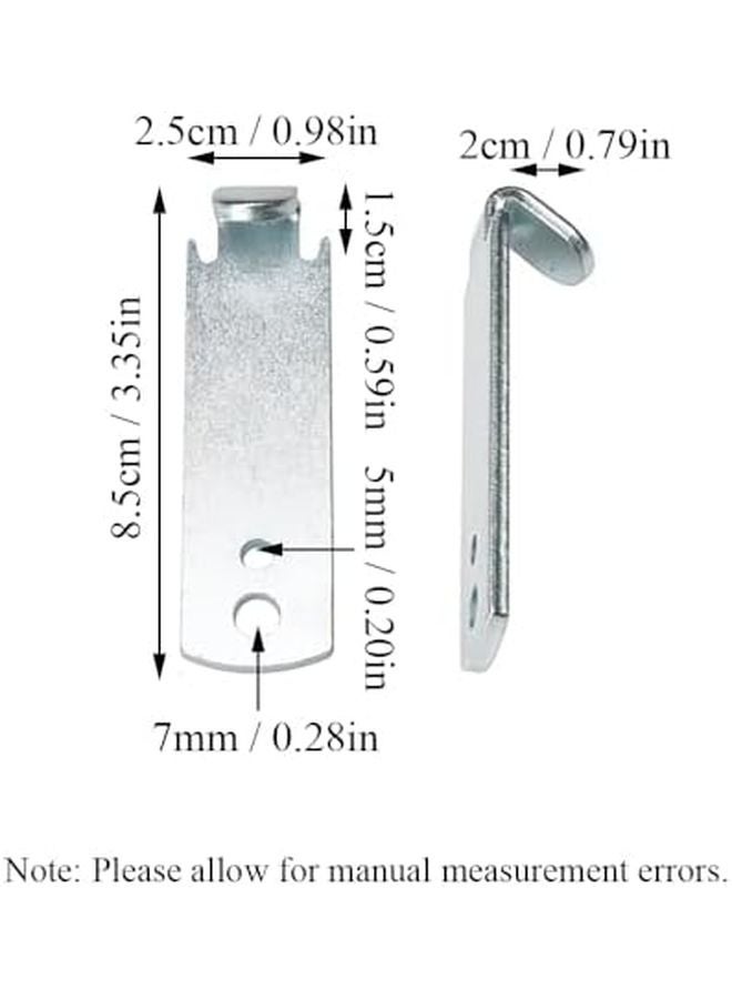 قطعتان من أداة لف أسلاك السياج الفولاذية الثقيلة لمشابك عمود T بفتحات 5 مم و 7 مم - Image 3