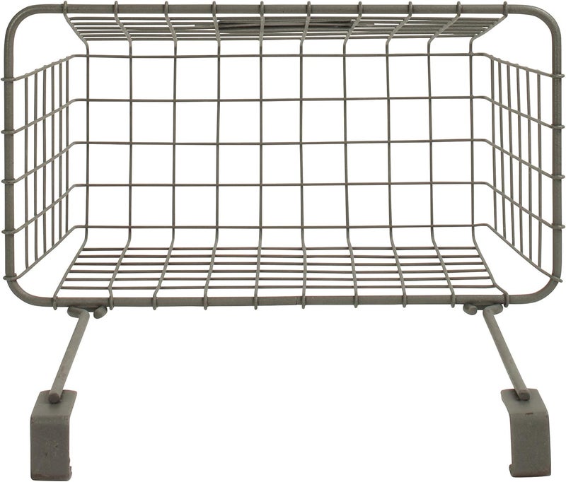 Spectrum Spectrum Diversified Vintage OvertheCabinet Basket Kitchen Cabinet Storage  Cleaning Supply Organization Under Sink Organizer for Bathroom  Laundry Room  - Image 4