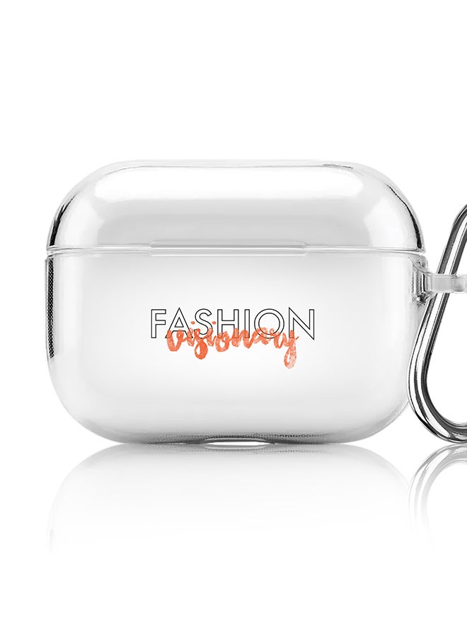 Stylizedd Classic Clear printed Case for Apple AirPods Pro 2nd Generation Thin Transparent Cover [Designed for Apple AirPods Pro 2nd Generation] - Fashion Visionary  - Image 1