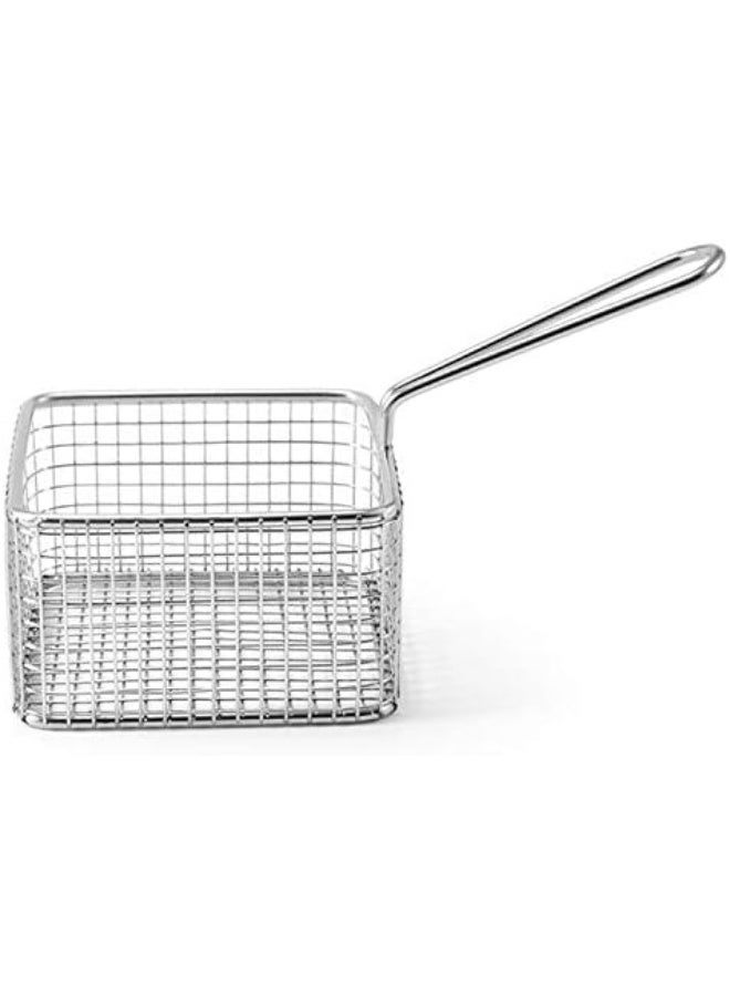 Sunnex Mcww-1010 Professional Wireware Square Basket, 9.5 X 9.5 X 9 Cm, Silver, Stainless Steel - Image 3