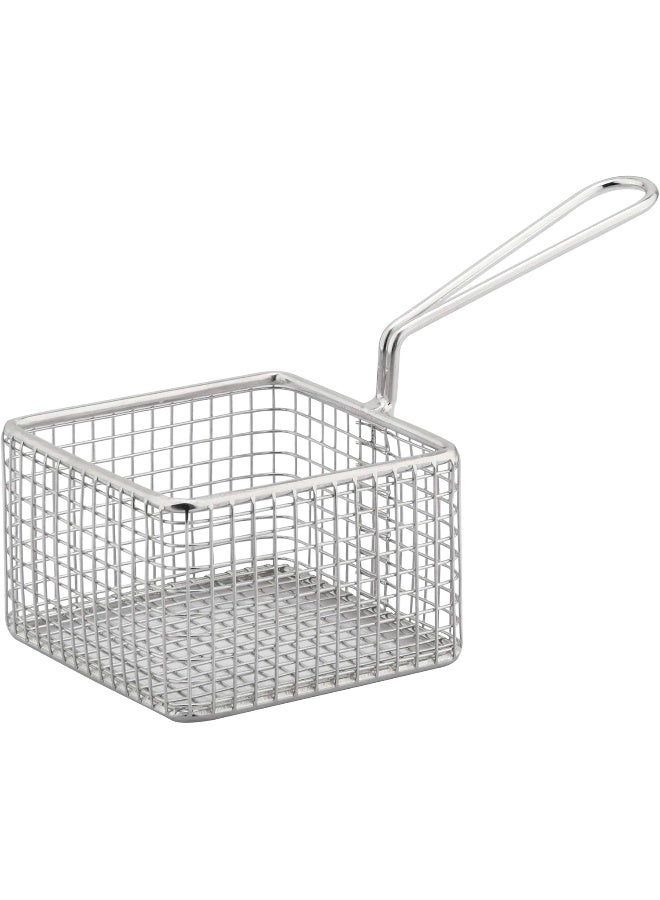 Sunnex Mcww-1010 Professional Wireware Square Basket, 9.5 X 9.5 X 9 Cm, Silver, Stainless Steel - Image 1