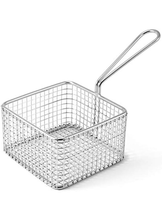Sunnex Mcww-1010 Professional Wireware Square Basket, 9.5 X 9.5 X 9 Cm, Silver, Stainless Steel - Image 5