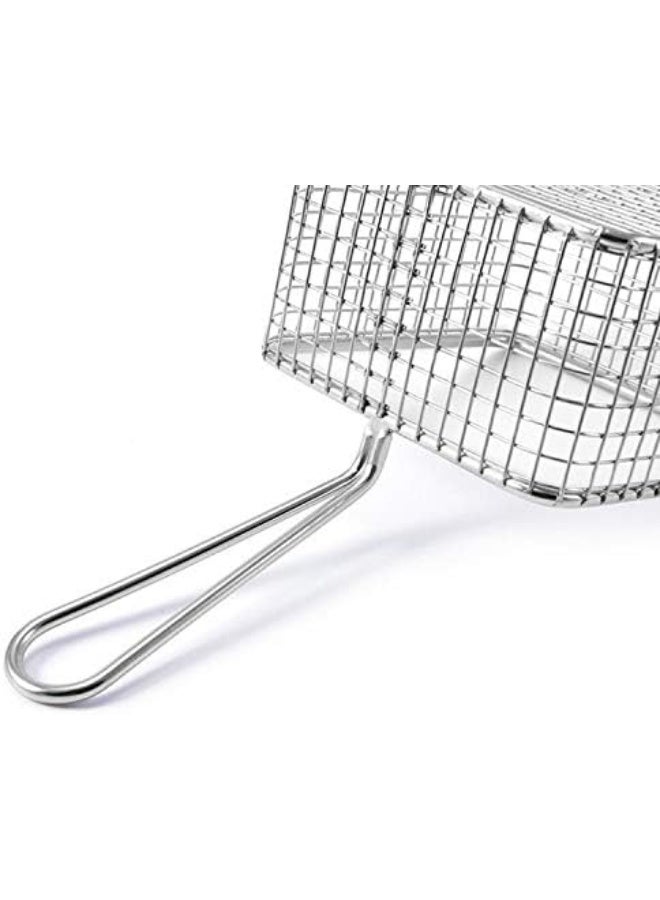 Sunnex Mcww-1010 Professional Wireware Square Basket, 9.5 X 9.5 X 9 Cm, Silver, Stainless Steel - Image 4