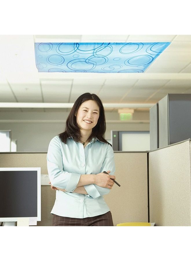 Educational Insights The Original Patterned Fluorescent Light Filters 2-Pack, Fluorescent Light Covers, Easy Install for Classroom, Office, Hospitals & Home, Teacher Classroom Decor - Image 4