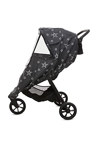 First Essentials Stroller Rain Cover Universal, Baby Travel Weather Shield, Windproof Waterproof, Protect from Dust Snow (Gray) - Image 4