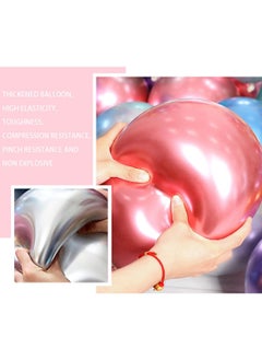 Bebiland 100 PCS Assorted Color Balloons, Multicolor Balloons for Party Decoration, Birthday, Wedding, Party Supplies (Multicolor)  - Image 3