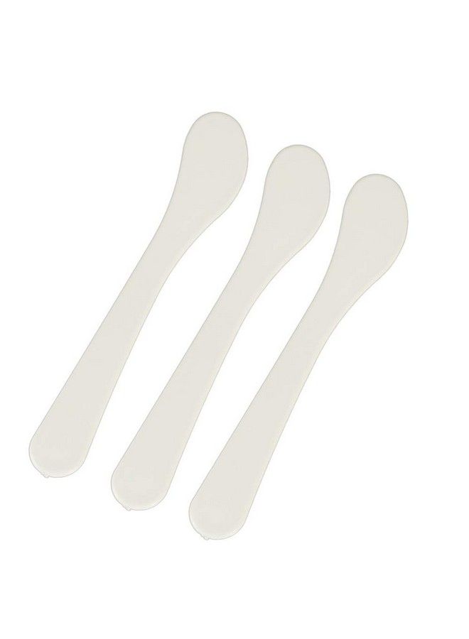 esowemsn 30Pcs White Plastic Cosmetic Mask Mixing Spoon Spatulas Facial Cream Shovels Mud Mask Scoops Skin Care Mask Brushes Applicator Diy Mask Tool Set - Image 2