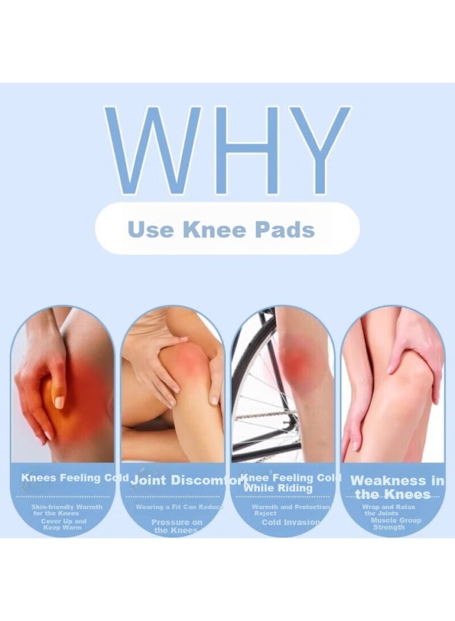 Teeis Summer Knee Support For Women Men Elderly, Thin Breathable Knee Protector For Elderly With Cold Legs - Image 2