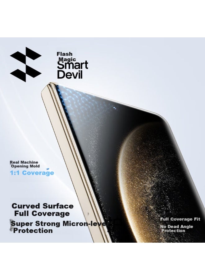 Smartdevil Huawei Matex6 Screen Protector, Full Coverage High Definition Tempered Glass Film, Anti-explosion, Anti-fingerprint, Self-cleaning, Kunlun Microcrystalline Dust-free Cabin - Image 2