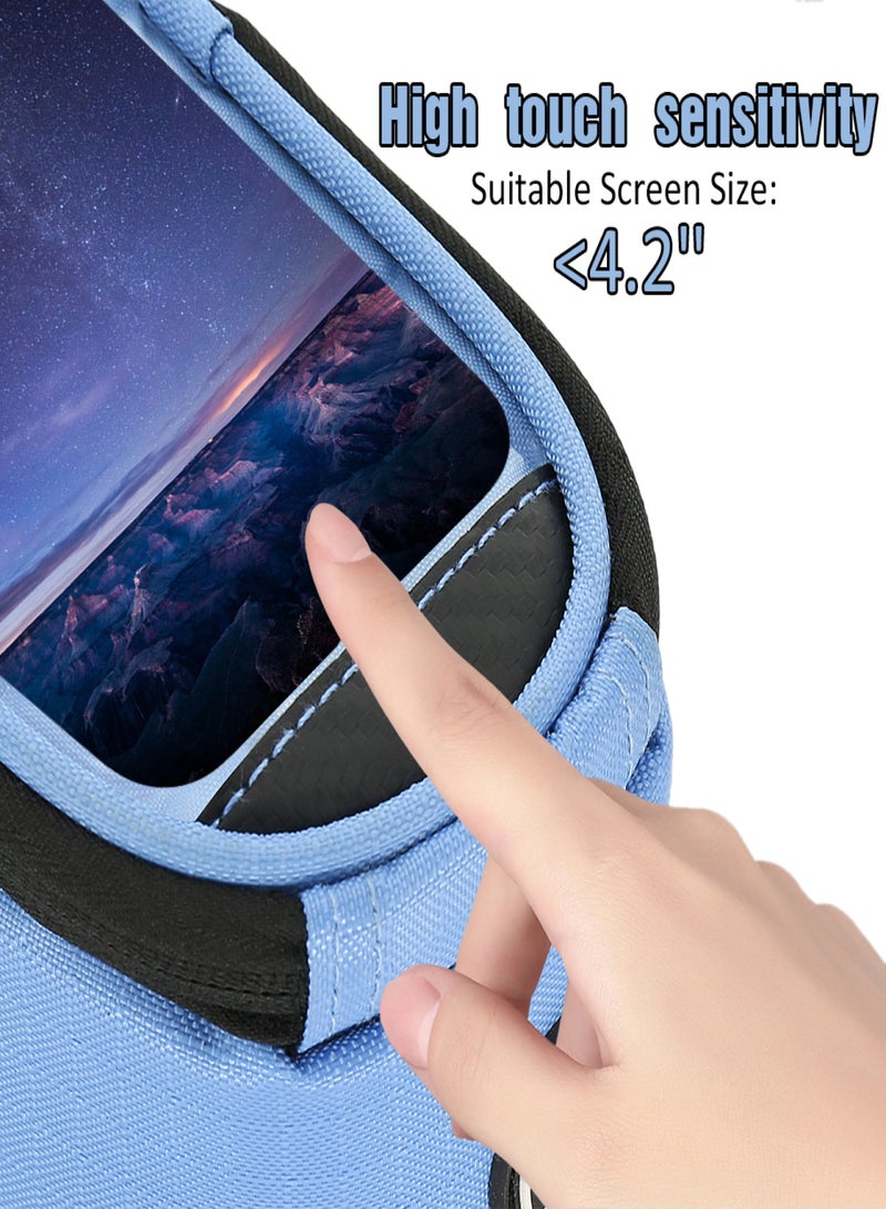Generic Touch Screen Bike Handlebar Bag Reflective Front Frame Top Tube Bicycle Pouch Cycling Front Storage Bag for 4.2in Large   Screen  - Image 5