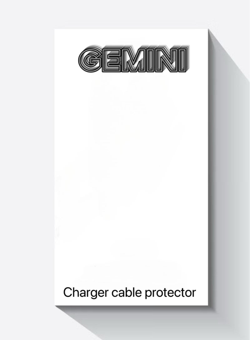 جيميناي حماية شاحن رقيق من سلسلة الرسوم المتحركة ثلاثية الأبعاد متوافقة مع iPhone غلاف حماية كابل الشحن السريع 18W 20W واقي كابل البيانات - Image 4