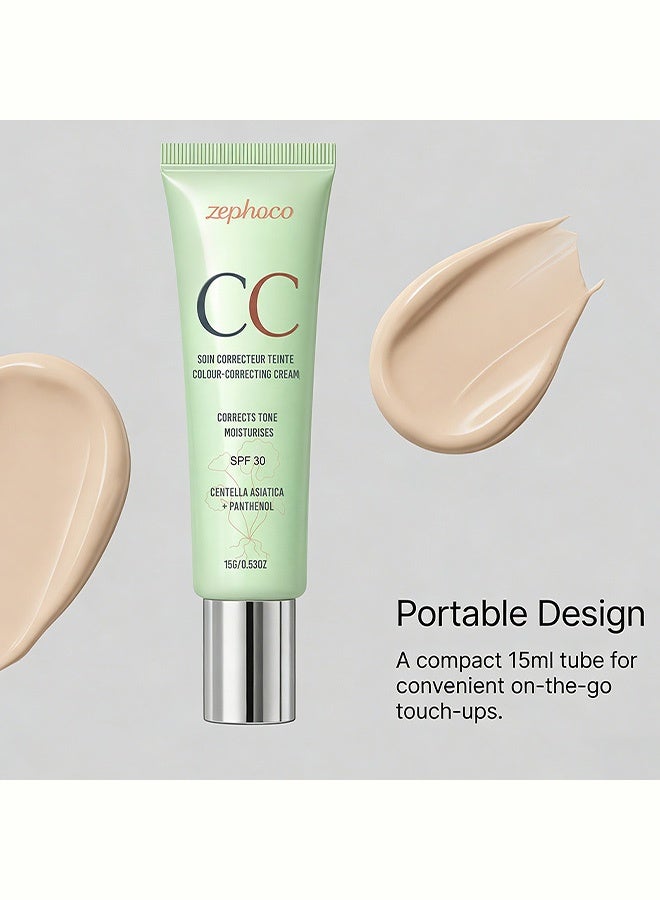 zephoco Moisturizing Protective Concealer Cream - Hydrating, Lightweight, Smooth, Natural - Daily Skin Care that is Refreshing and Comfortable - 15g - Image 4