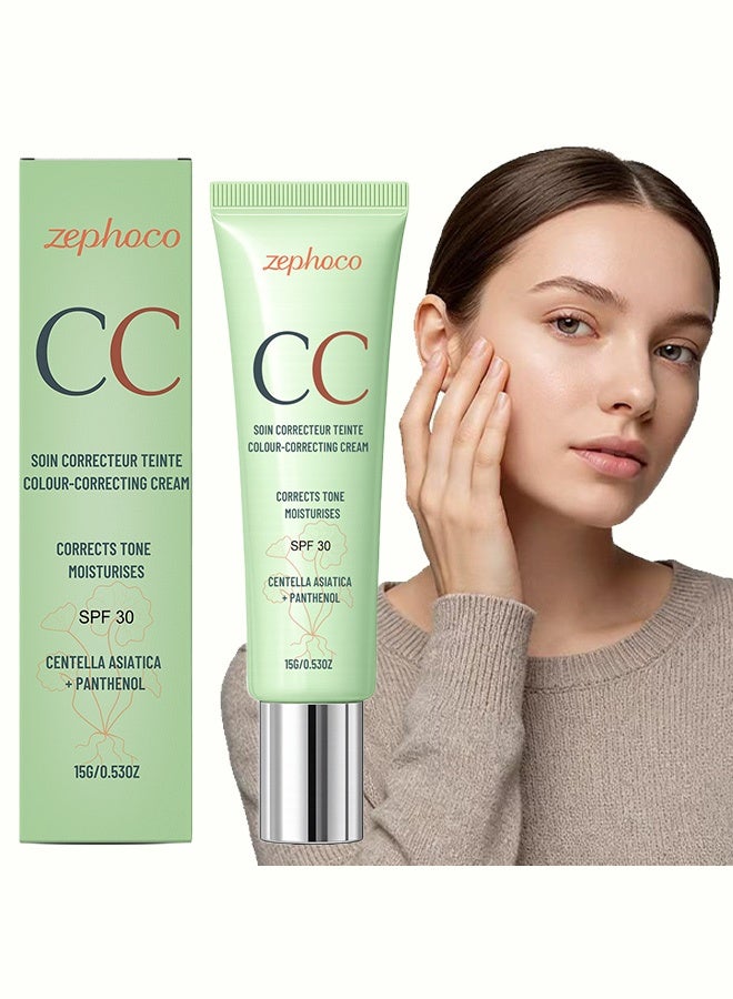 zephoco Moisturizing Protective Concealer Cream - Hydrating, Lightweight, Smooth, Natural - Daily Skin Care that is Refreshing and Comfortable - 15g - Image 1