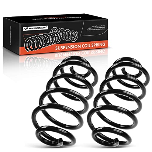 A-Premium 2Pcs Rear Suspension Coil Spring Set Compatible with Chevrolet Cruze 2011-2015, Cruze Limited 2016 & Buick Verano 2012-2017, Driver and Passenger Side, Replace# 13360841, 13366736 - Image 1