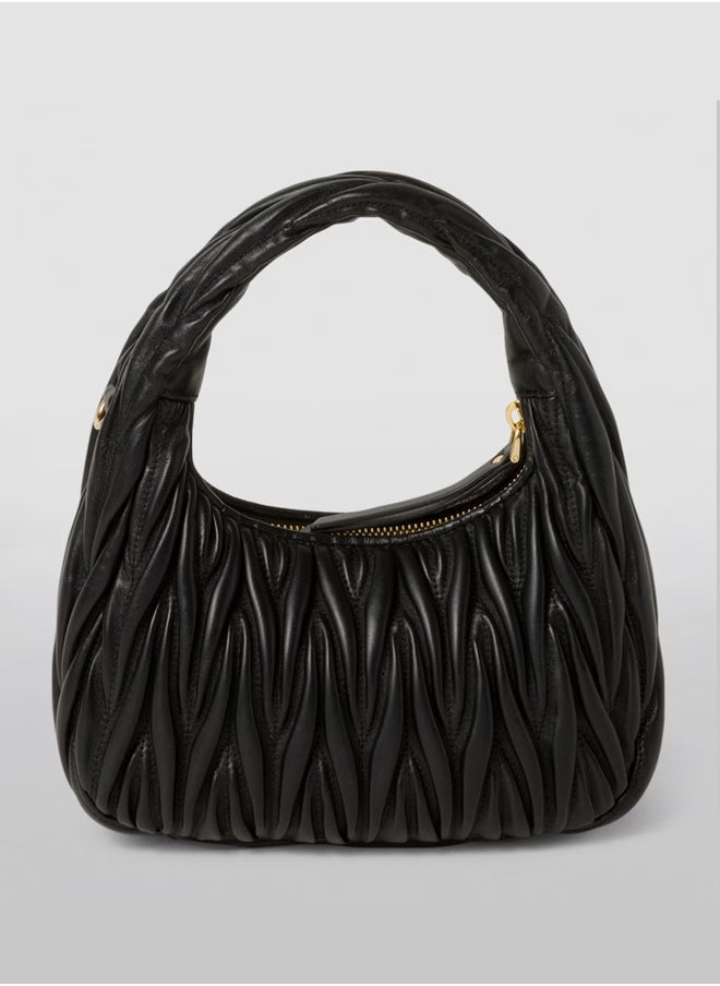 MIU - Wander nappa leather hobo Shoulder Bag - Image 1