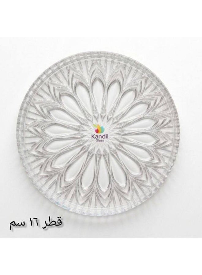 Kandil Glass This set of 6 serving dishes for desserts, appetizers, and snacks adds a beautiful touch to your home. - Image 4