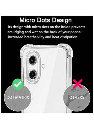 Case for Samsung Galaxy A06 Clear TPU Four Corners Grade Protection Cover Transparent Soft Silicone - view 5