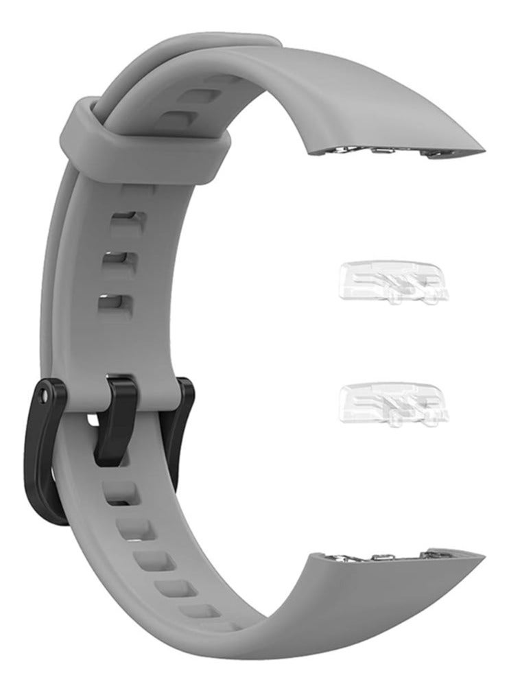 Huawei Band 6 Smart Watch Soft Silicone Sport Band Breathable Band for Honor Band 6 by Tentech – Gray