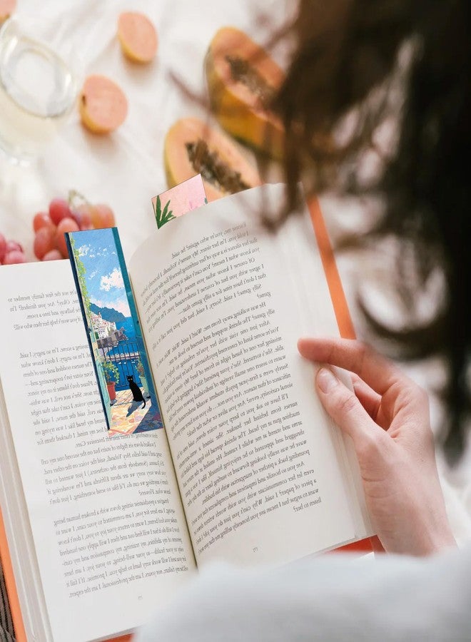 RUBOAOA 60 Pcs Black Cat Bookmarks Bulk, Cute Oil Painting Art Book Marks for Reading Women, Aesthetic Cat Page Markers for Book Lovers, Cat Lover Gifts for Christmas Birthday School Office Supplies - Image 4