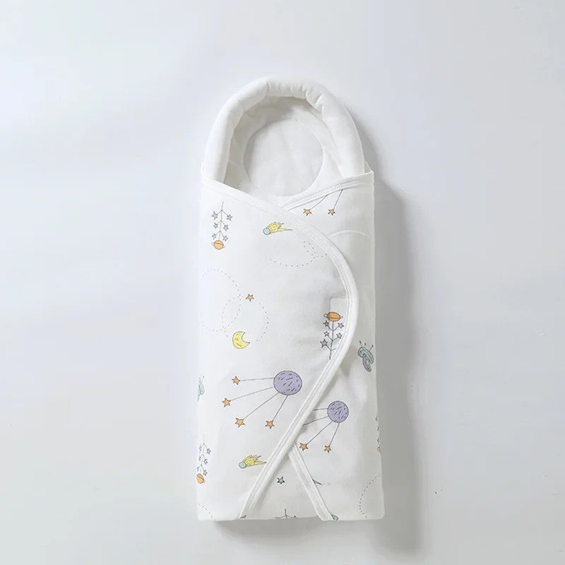 Y&D Newborn Swaddle Blanket Sleeping Bag - Soft Warm Winter Pure Cotton Swaddlers for Infants & Babies - Image 1