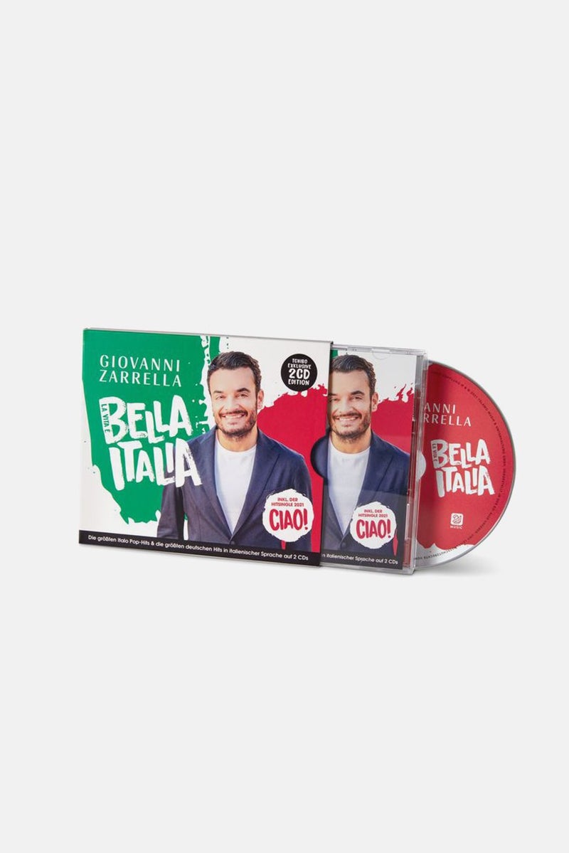 Tchibo Bella Italia Hitsingle 2021 CD, Green and Red - Image 1