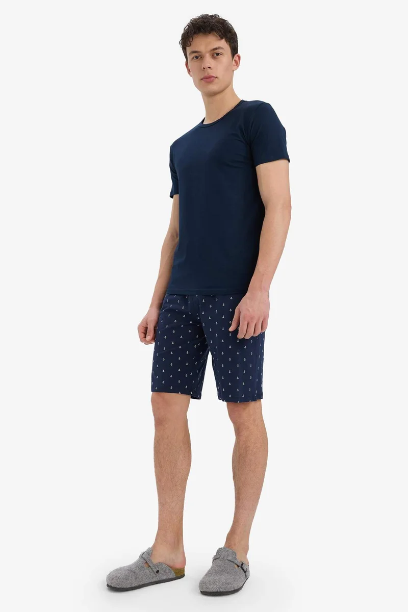 Defacto Regular Fit Printed Knitted Bottoms