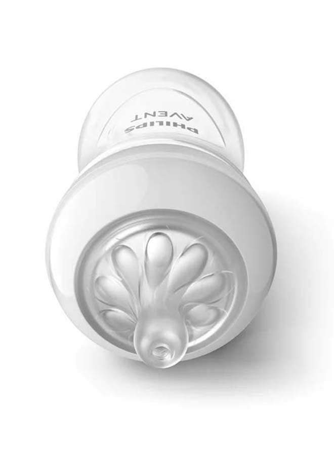 Philips Avent Natural Baby Bottle With Natural Response, Pink Elephant Design, 260 ml, Medium Flow (Flow 3), 3 Pieces - Image 2