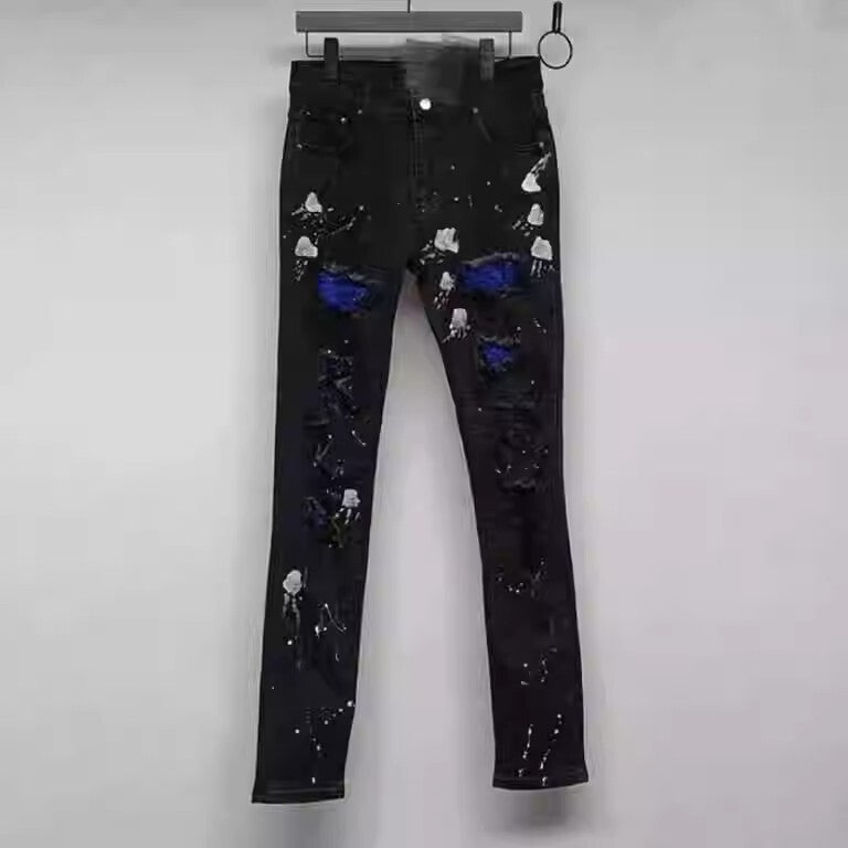 Unisex Casual Daily Denim Jeans - Image 1