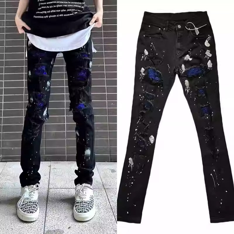 Unisex Casual Daily Denim Jeans - Image 3