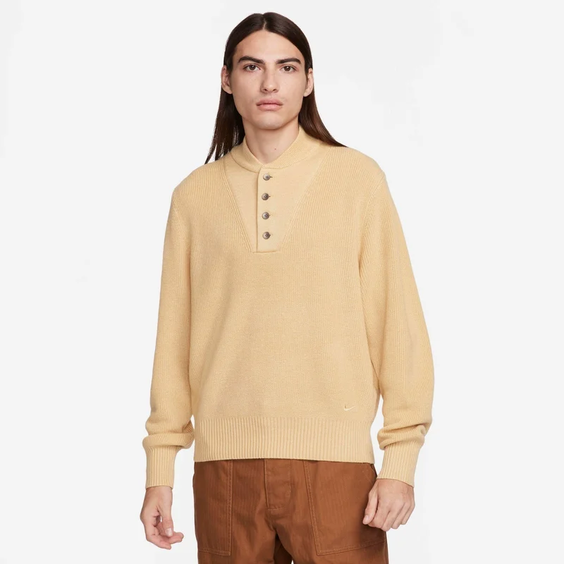 نايكي لايف سويتشيرت ميليتيري هينلي بأكمام طويلة للرجال