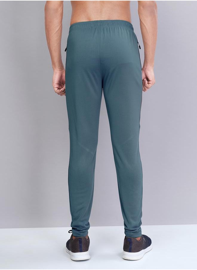 Technosport Men Solid Slim Fit Track Pants with TECHNO DRY  - Image 4