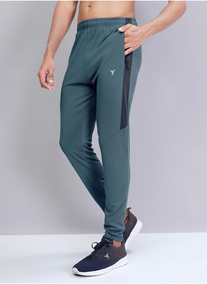 Technosport Men Solid Slim Fit Track Pants with TECHNO DRY  - Image 3