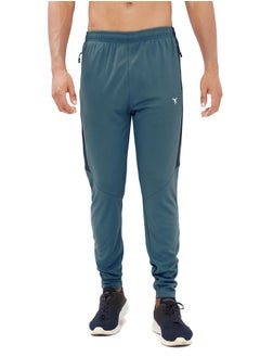 Technosport Men Solid Slim Fit Track Pants with TECHNO DRY  - Image 1